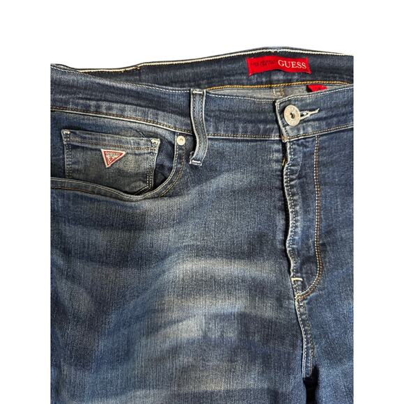 GUESS Jeans Men’s 36x30 Blue Denim – Y2K Streetwear Inspired, Retro 2000s Vibe - Picture 4 of 8